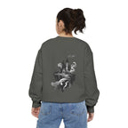 Floating Haunted Castle Sweatshirt Gothic Floating Island Crewneck