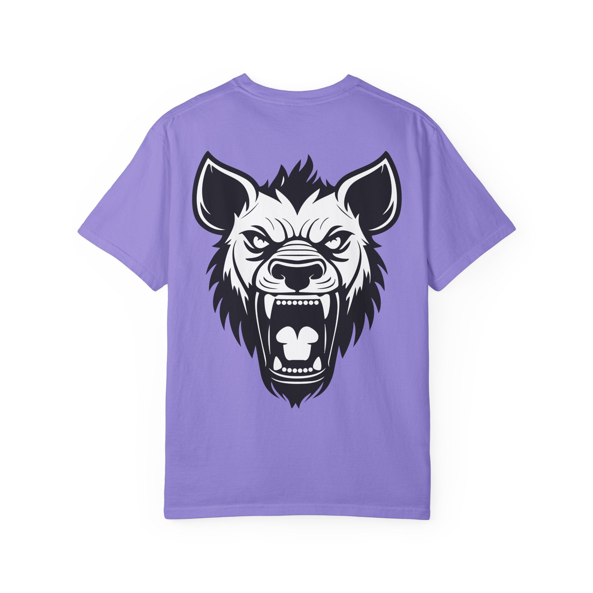 Hyena Graphic Tee Fierce Roaring Head Shirt