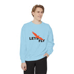 Let's Fly Sweatshirt, Graphic Bird Crewneck