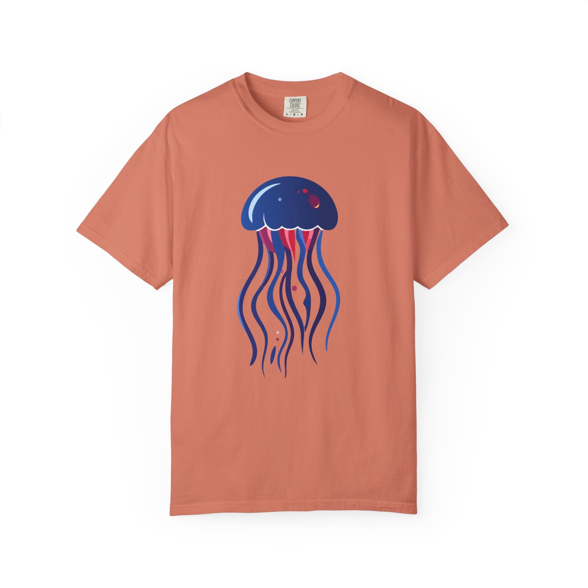 Jellyfish Graphic T-Shirt Nautical Ocean Sea Life Tee
