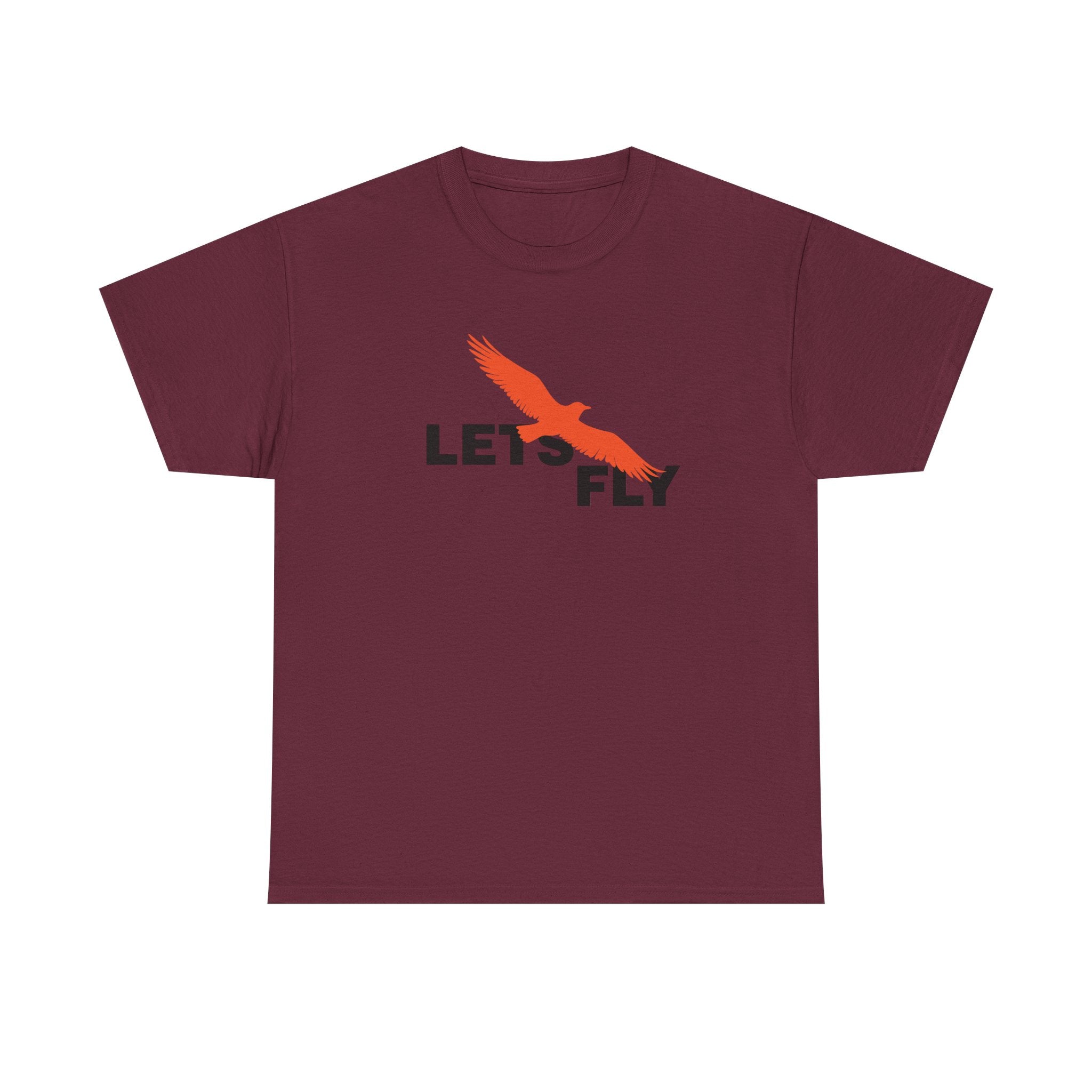 Lets Fly T-Shirt — Minimal Bird Graphic Tee