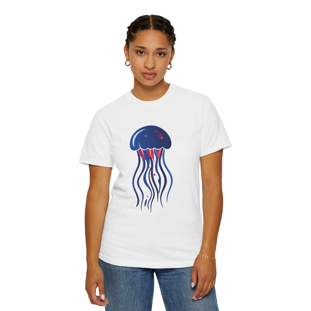 Jellyfish Graphic T-Shirt Nautical Ocean Sea Life Tee