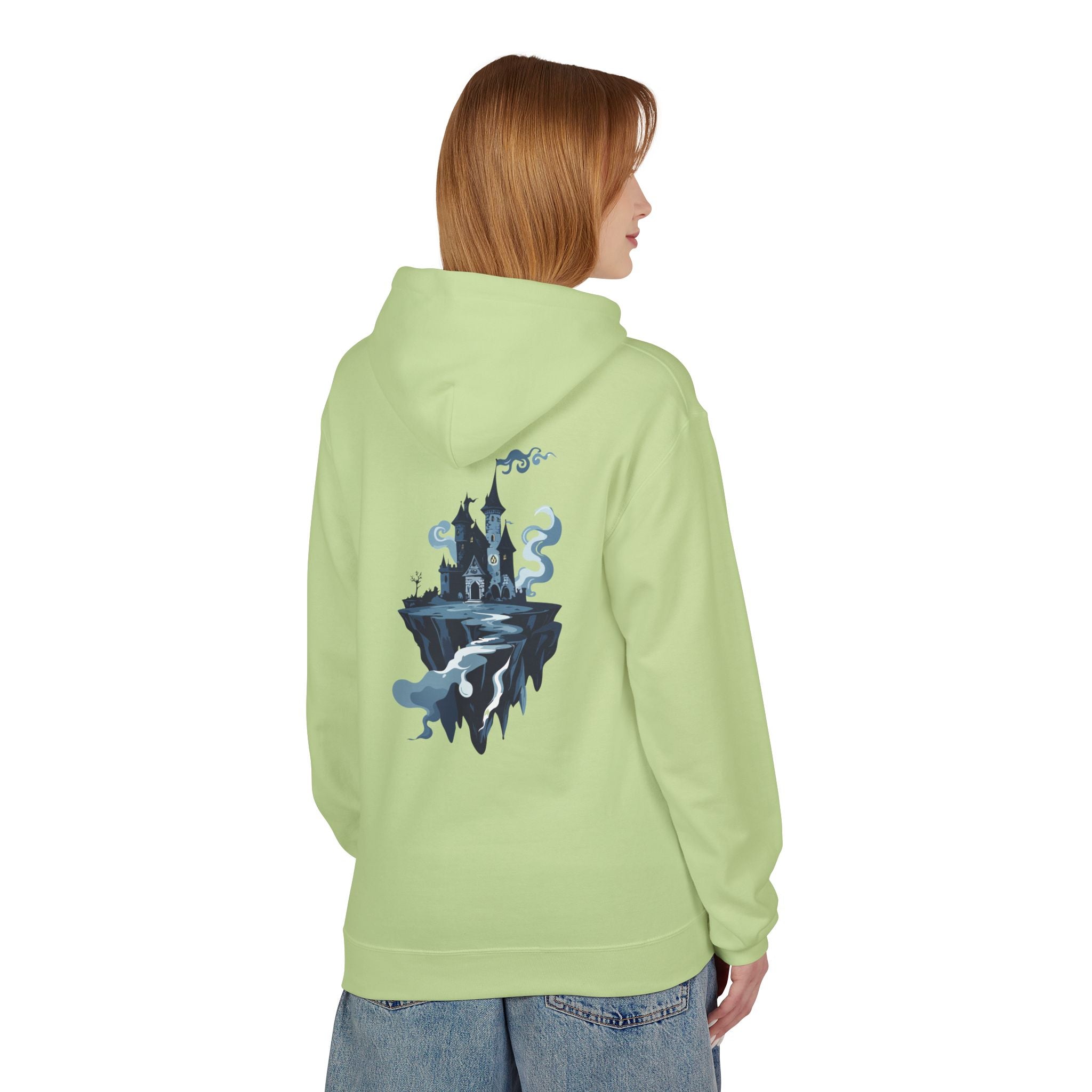 Floating Castle Hoodie Gothic Fantasy Graphic Pullover