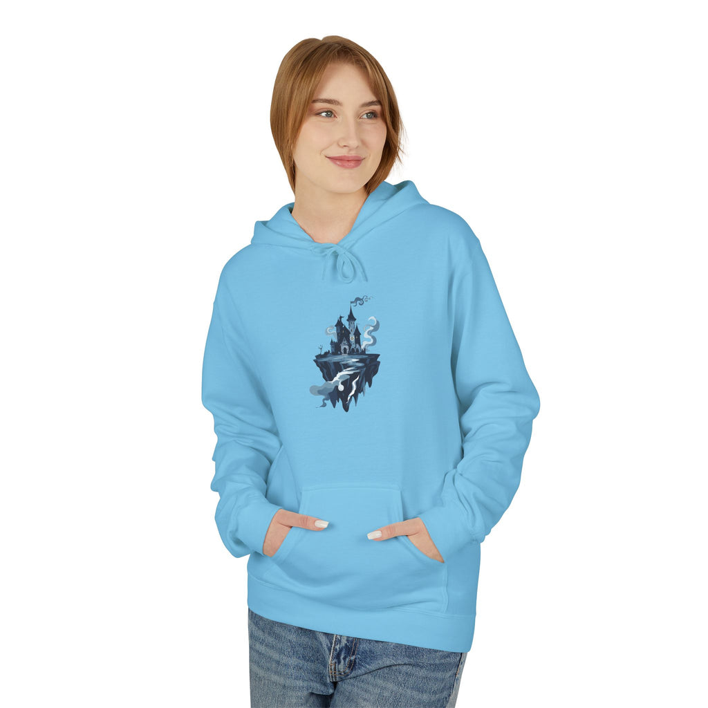 Floating Castle Hoodie Gothic Fantasy Graphic Pullover