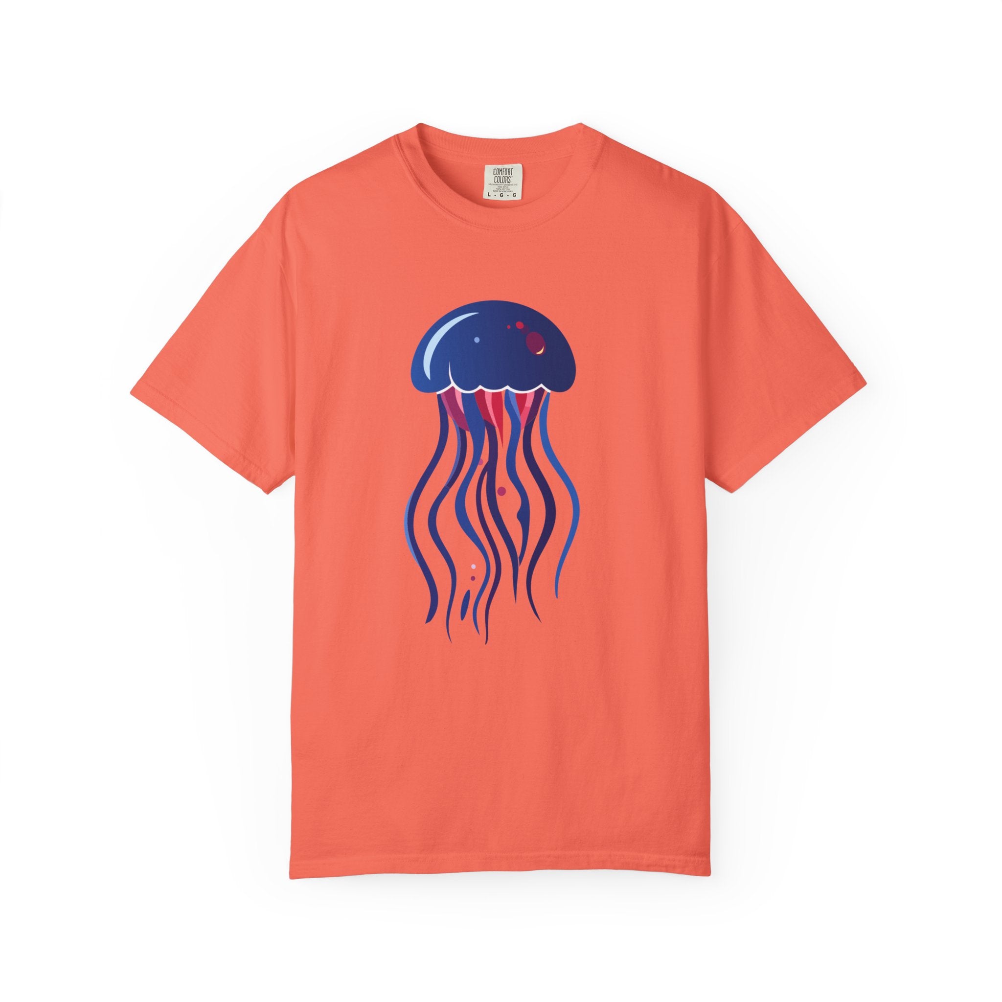 Jellyfish Graphic T-Shirt Nautical Ocean Sea Life Tee