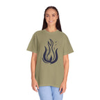 Flame Emblem T-Shirt Minimal Fire Graphic Tee