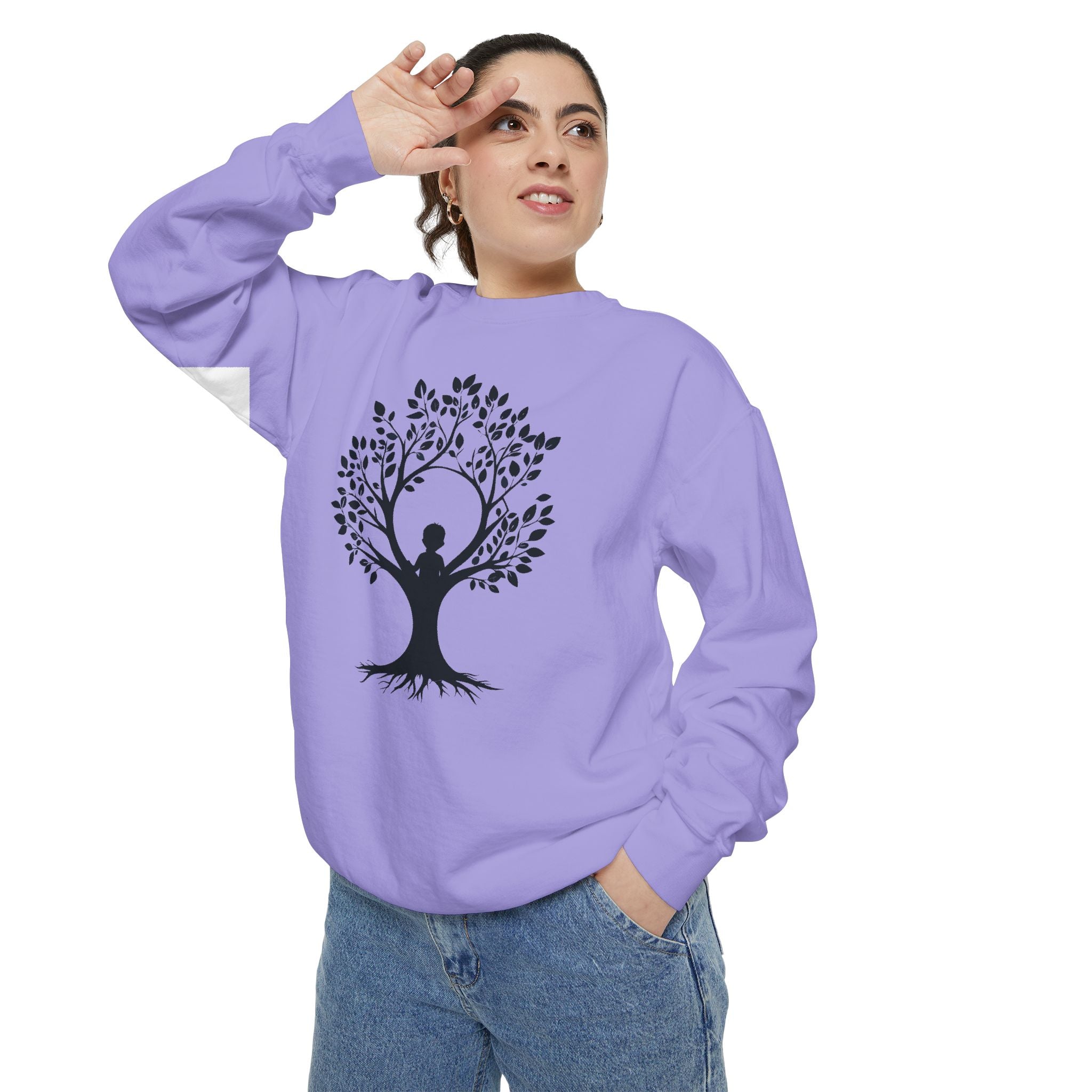 Tree of Life Sweatshirt Yoga Meditation Spiritual Crewneck