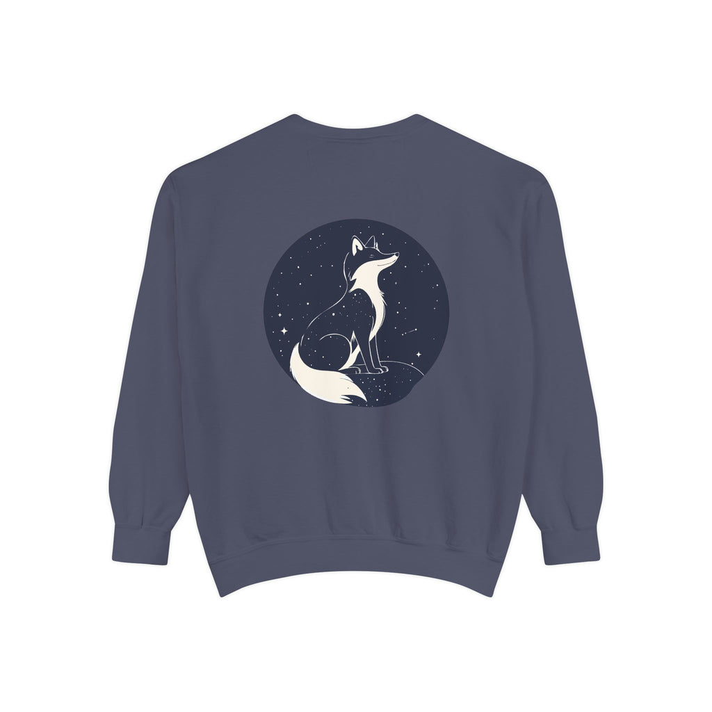 Fox Moon Sweatshirt Vintage Celestial Fox Crewneck