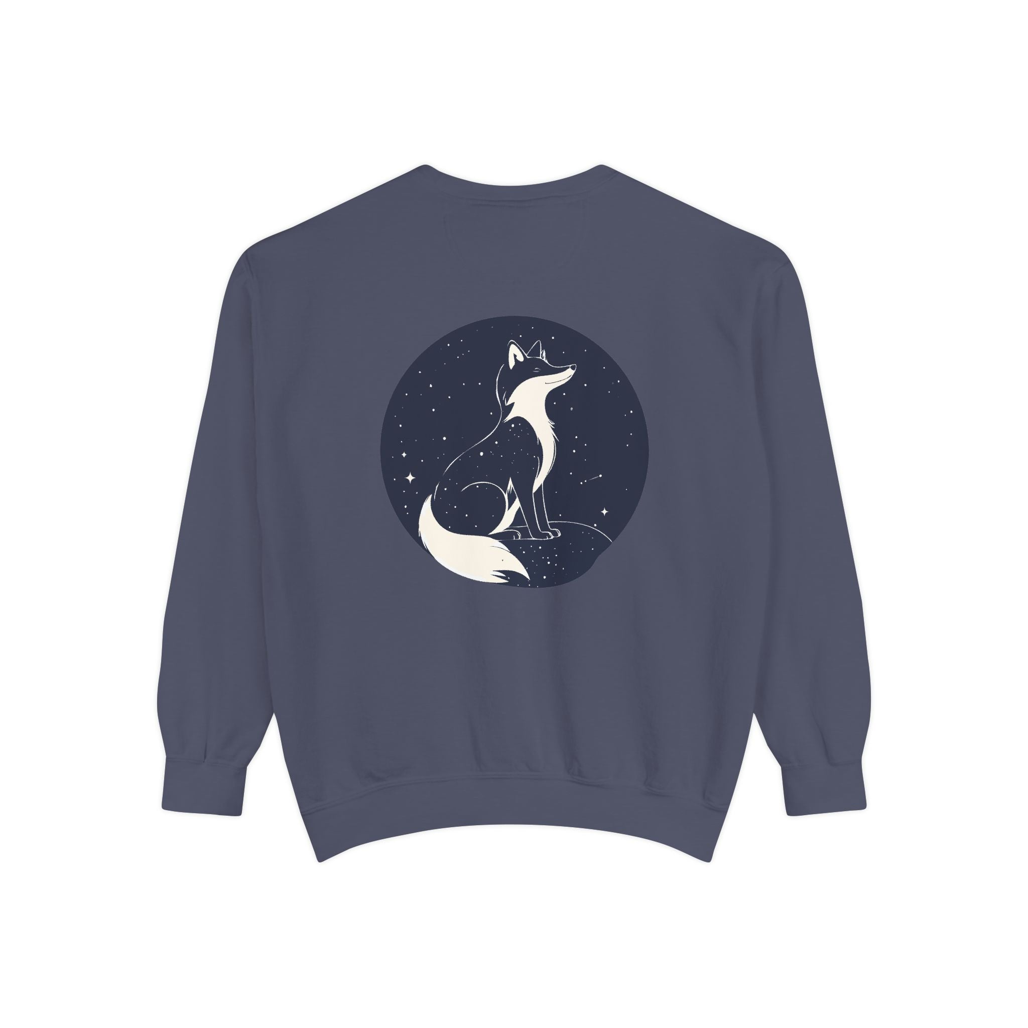 Fox Moon Sweatshirt Vintage Celestial Fox Crewneck