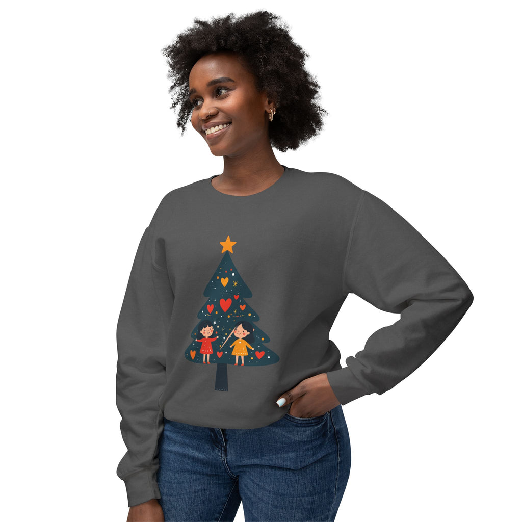 Christmas Tree Sweatshirt — Cute Kids Holiday Tree Design