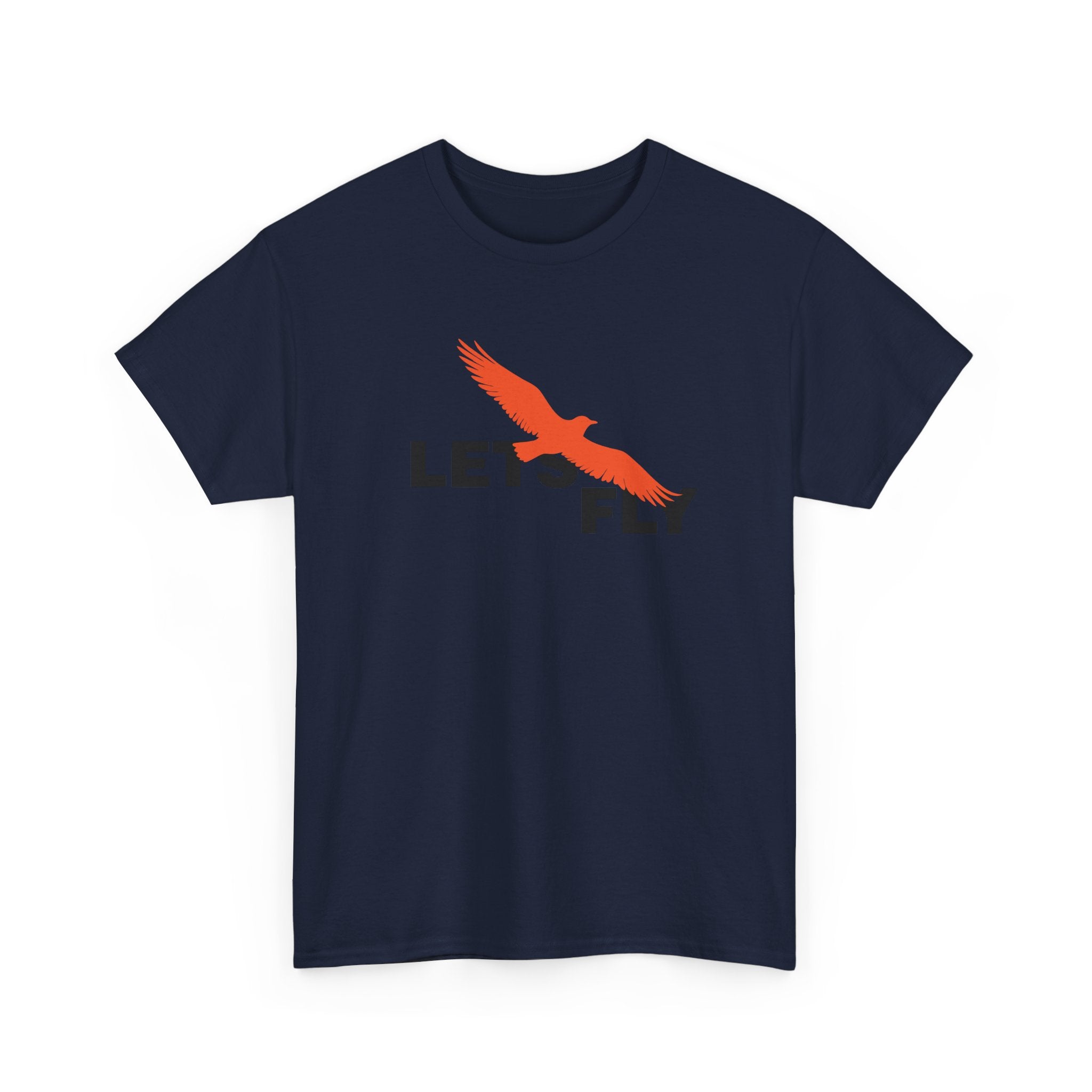 Lets Fly T-Shirt — Minimal Bird Graphic Tee