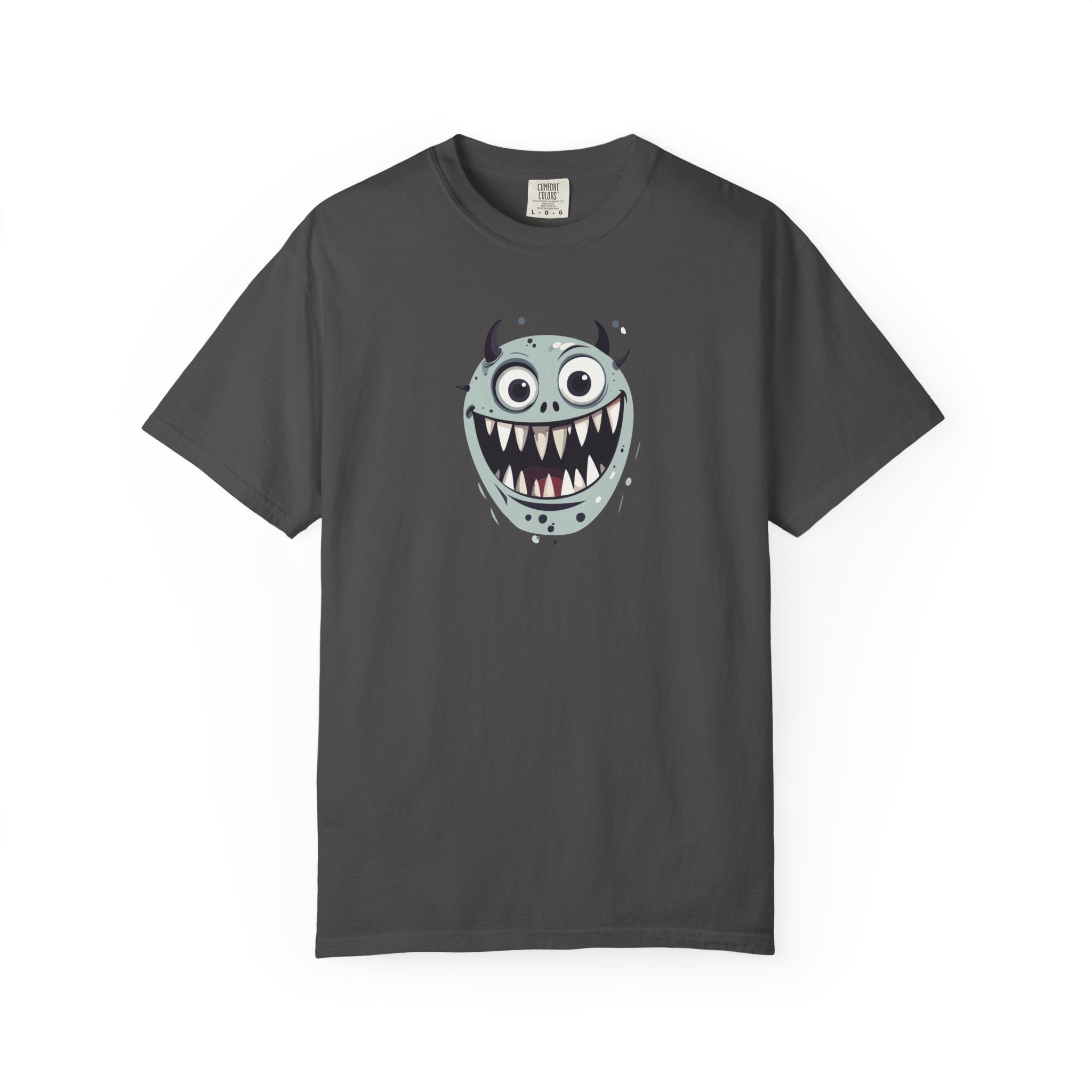 Monster Face T-Shirt Cute Scary Cartoon Graphic Tee