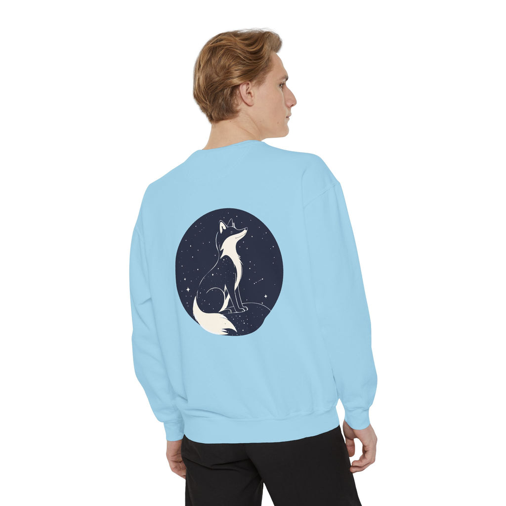 Fox Moon Sweatshirt Vintage Celestial Fox Crewneck