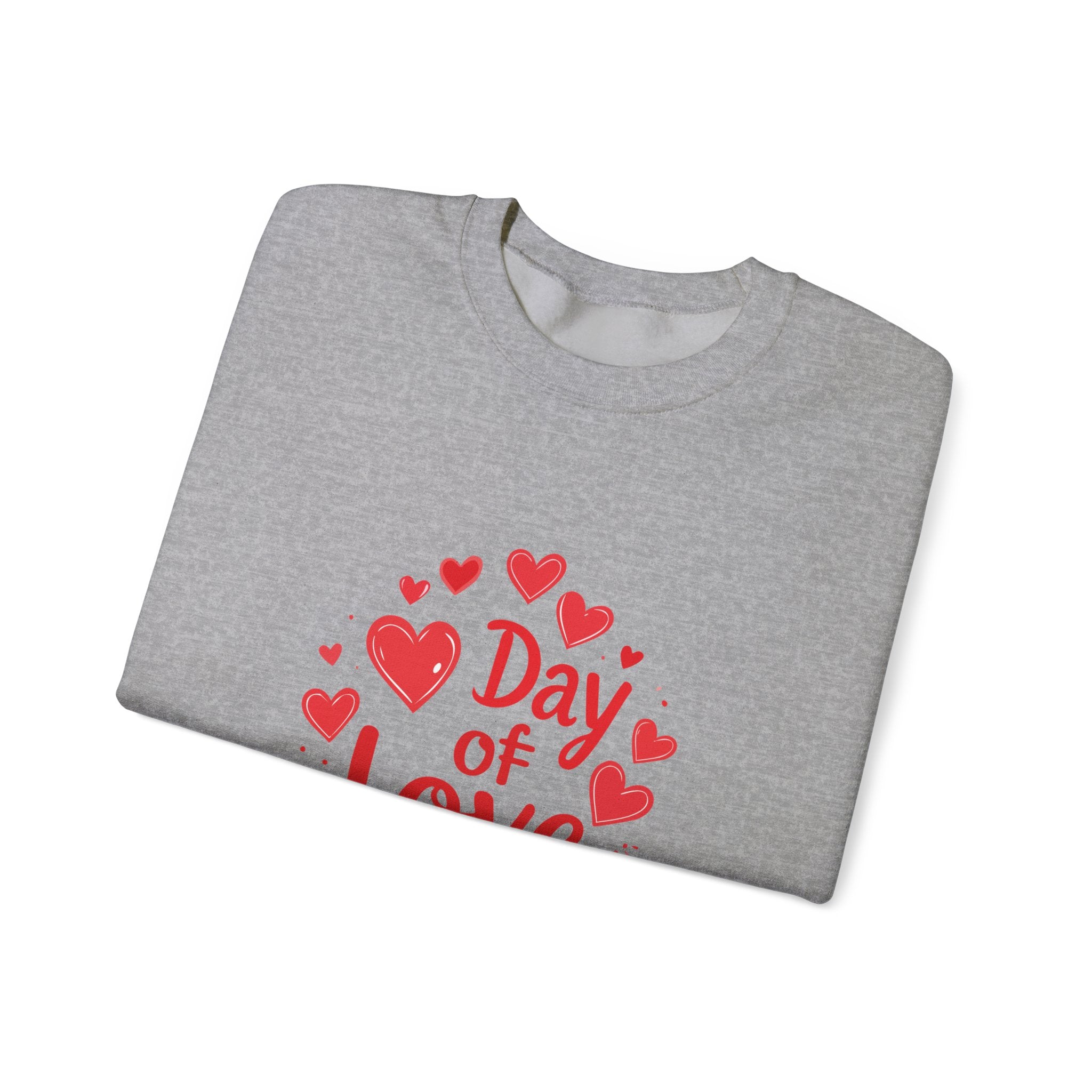 Christmas and Valentine "Day of Love" Crewneck Sweatshirt