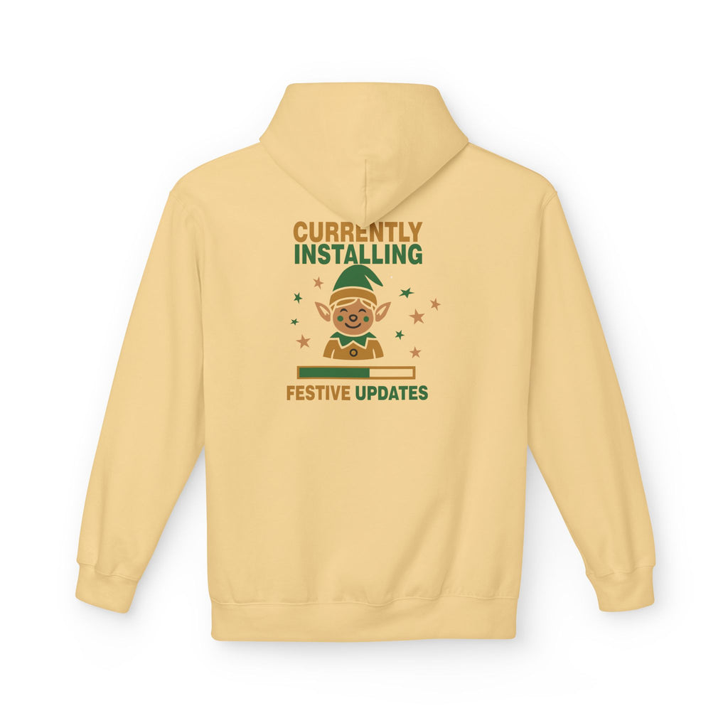 Holiday Hoodie "Currently Installing Festive Updates" Gingerbread Sweatshirt