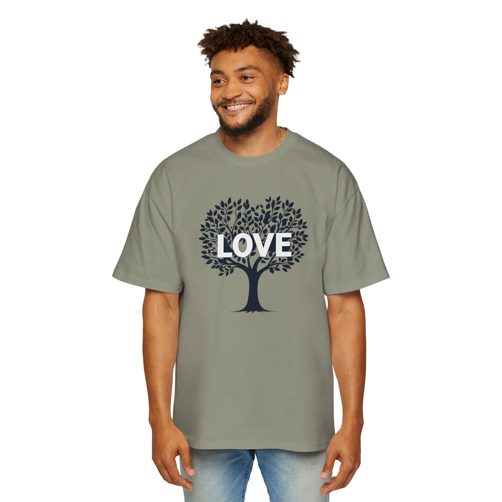 Love Tree Tee Men's Oversized Graphic T-Shirt