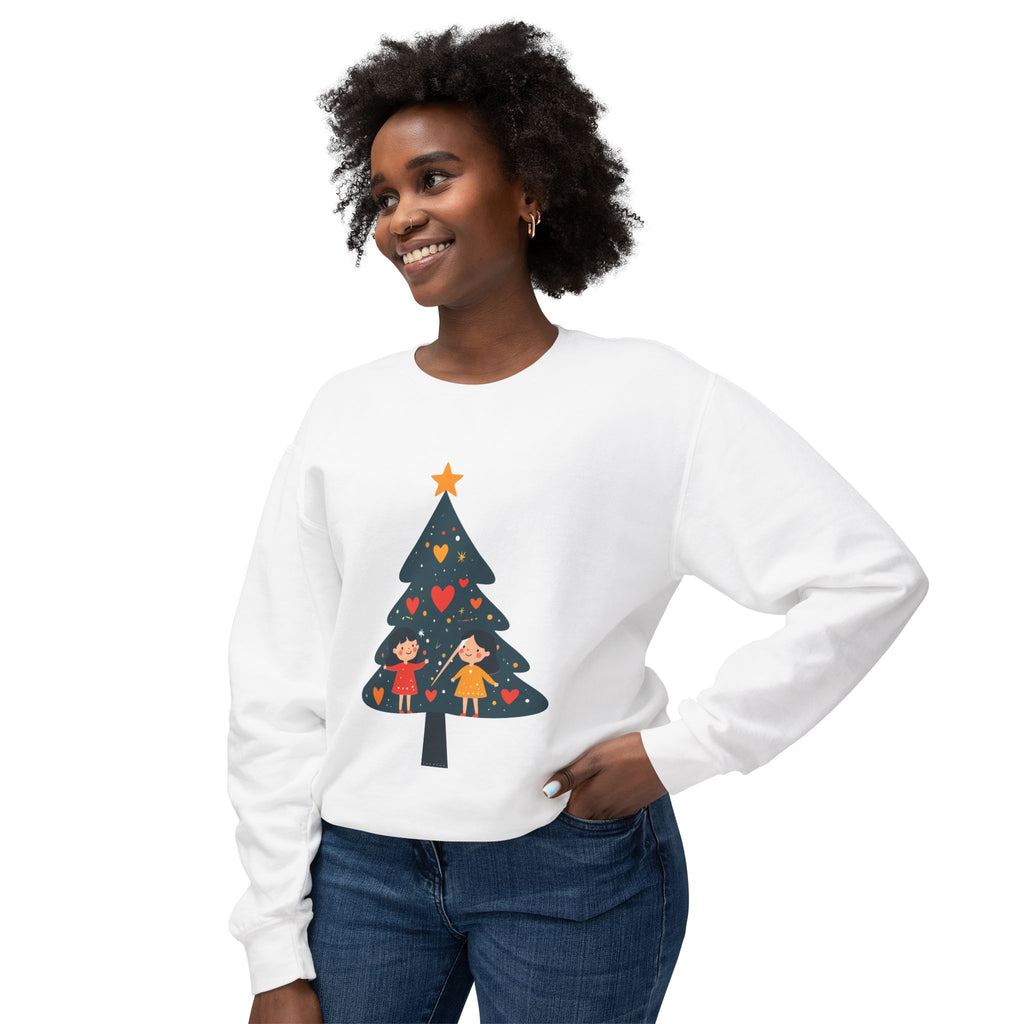 Christmas Tree Sweatshirt — Cute Kids Holiday Tree Design