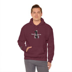 Hoodie Distressed 'One life, One us.' Minimal Graphic Pullover