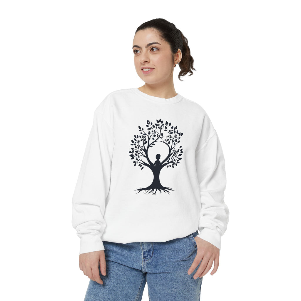 Tree of Life Sweatshirt Yoga Meditation Spiritual Crewneck