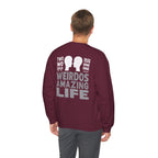 Crewneck Sweatshirt "Two Weirdos One Amazing Life" Couple Graphic
