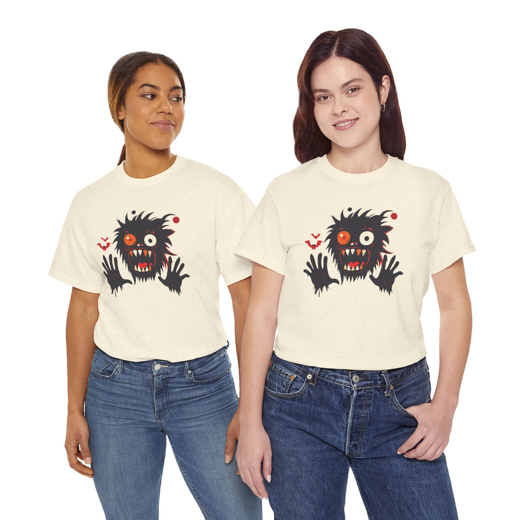 Monster Face T-Shirt Scary Creepy Graphic Tee (Halloween)