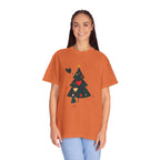 Christmas Tree Hearts T-Shirt — Cute Holiday Tree with Hearts Graphic