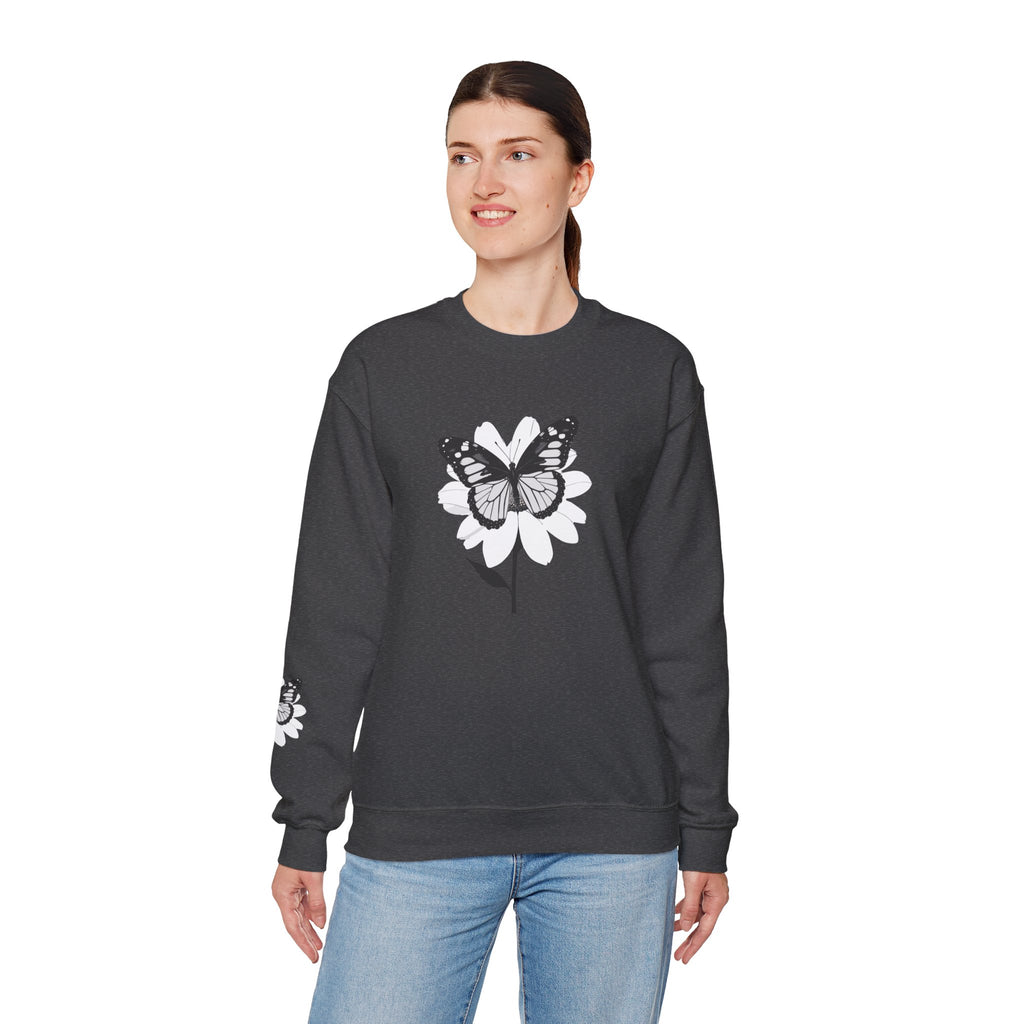 Butterfly Bloom Crewneck Sweatshirt Quiet Poise Edition