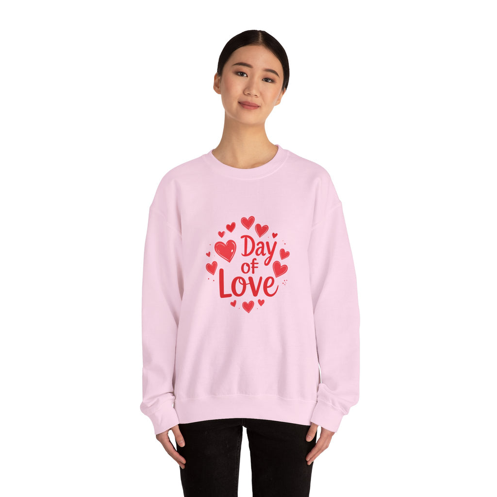 Christmas and Valentine "Day of Love" Crewneck Sweatshirt