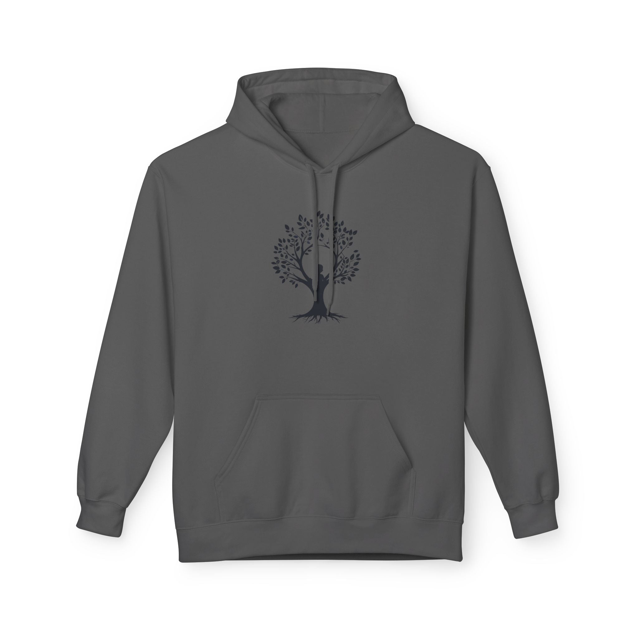 Tree of Life Hoodie Minimal Botanical Graphic Pullover