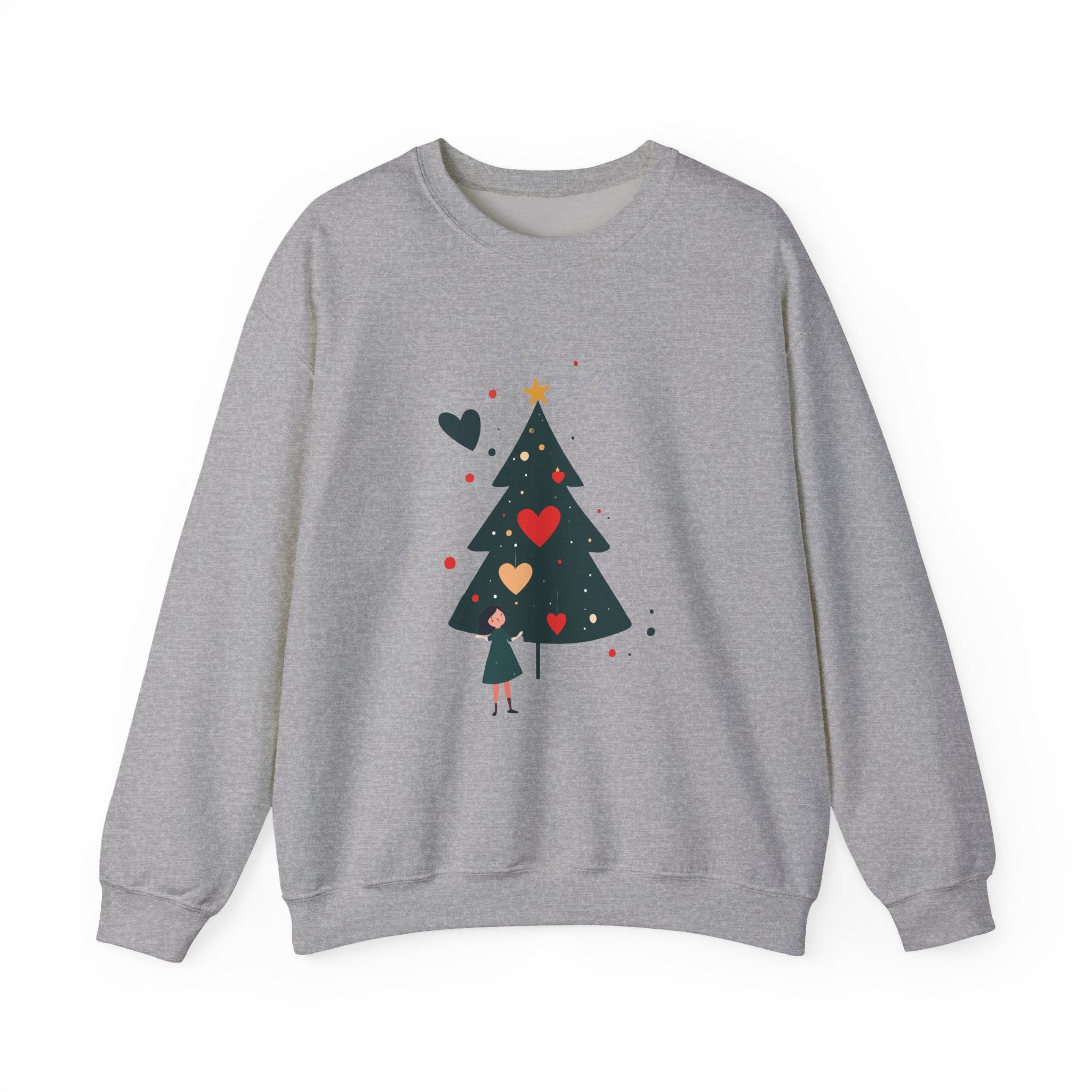 Christmas Tree Heart Sweatshirt