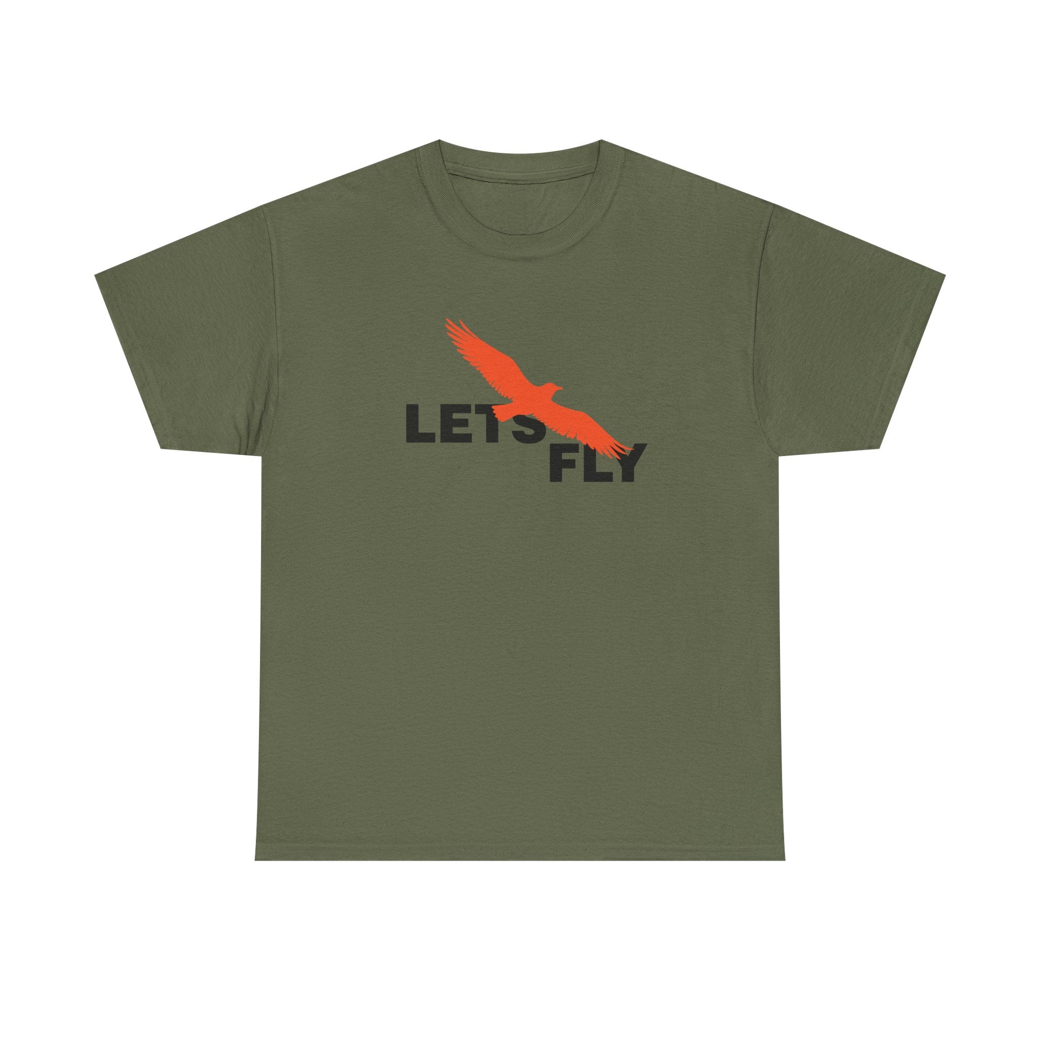 Lets Fly T-Shirt — Minimal Bird Graphic Tee