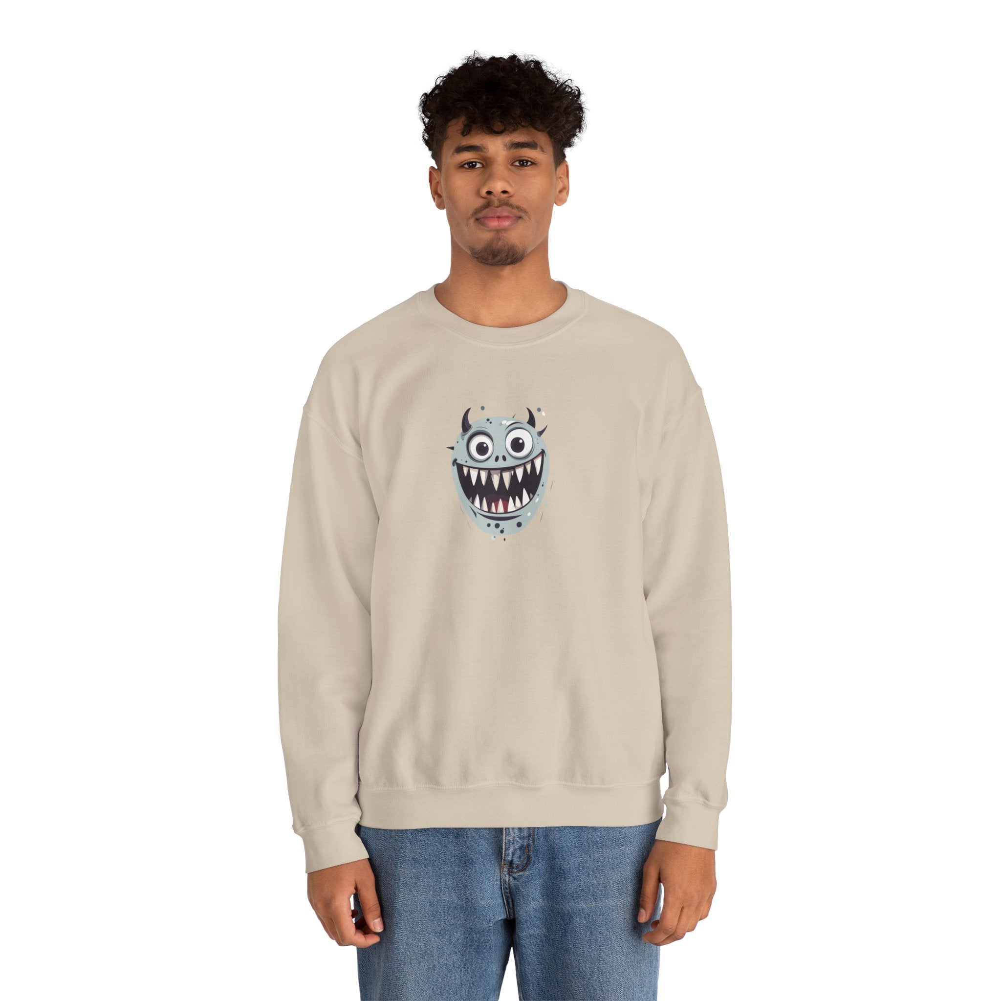 Cute Scary Monster Crewneck Sweatshirt