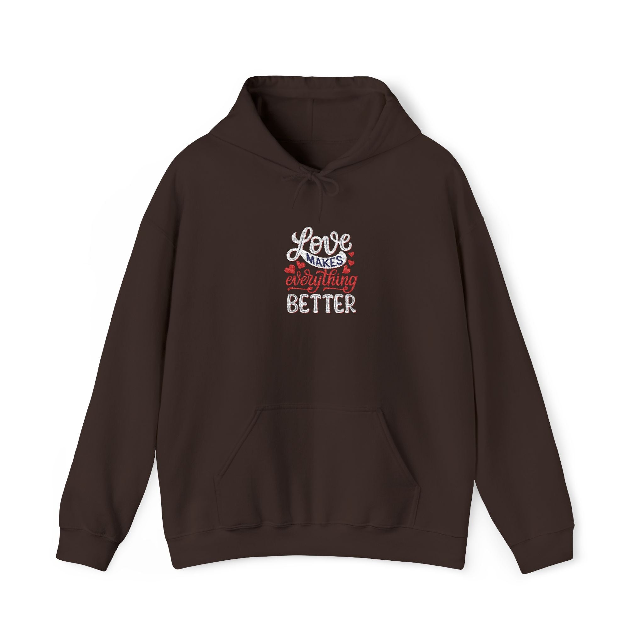 Hoodie Cottagecore Floral " Love Makes Everything Better" Graphic Hoodie