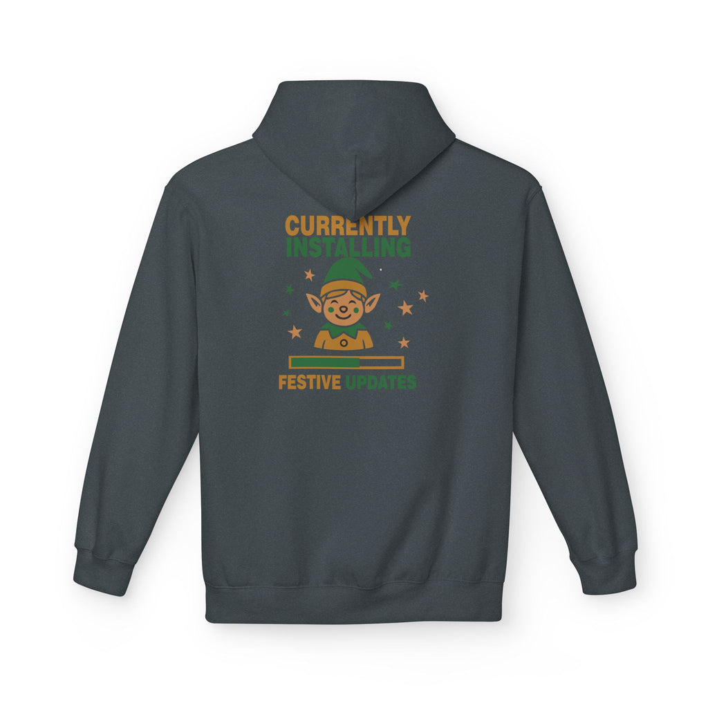 Holiday Hoodie "Currently Installing Festive Updates" Gingerbread Sweatshirt