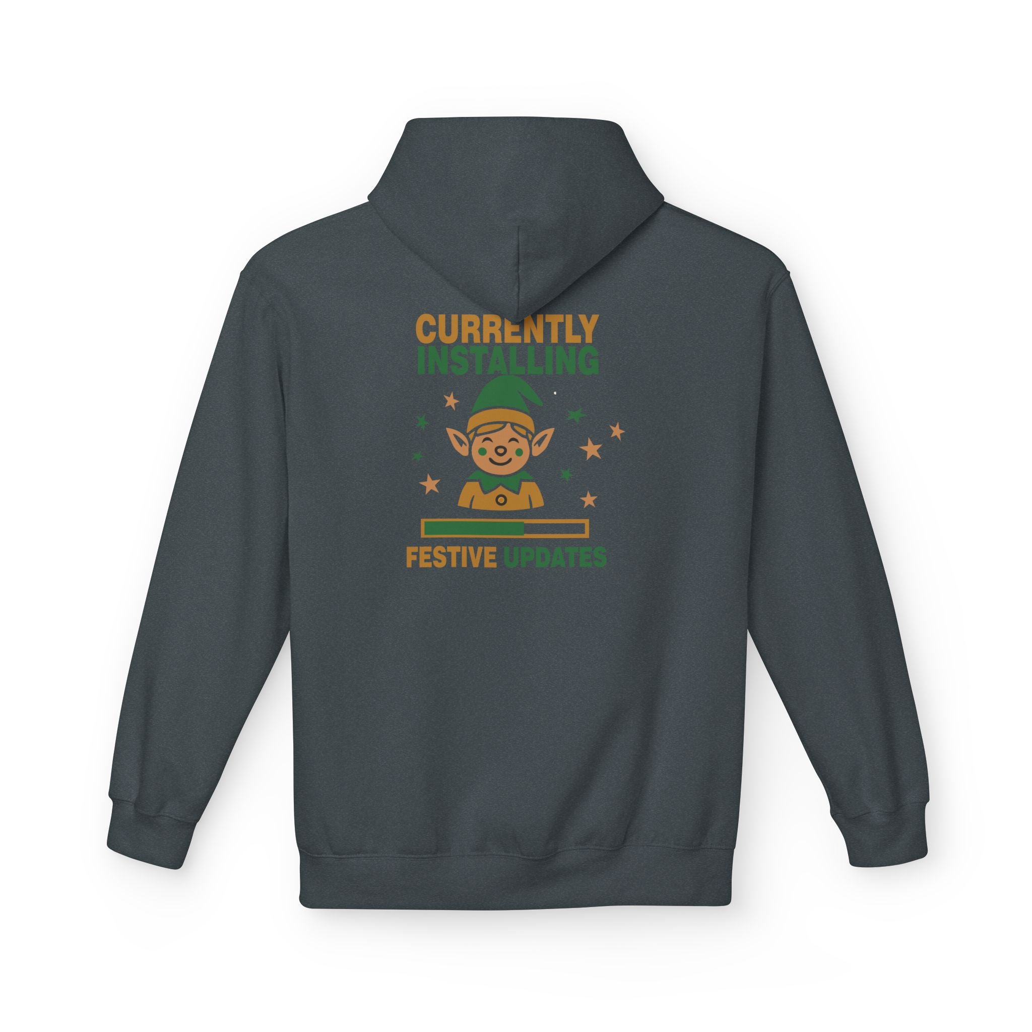 Holiday Hoodie "Currently Installing Festive Updates" Gingerbread Sweatshirt