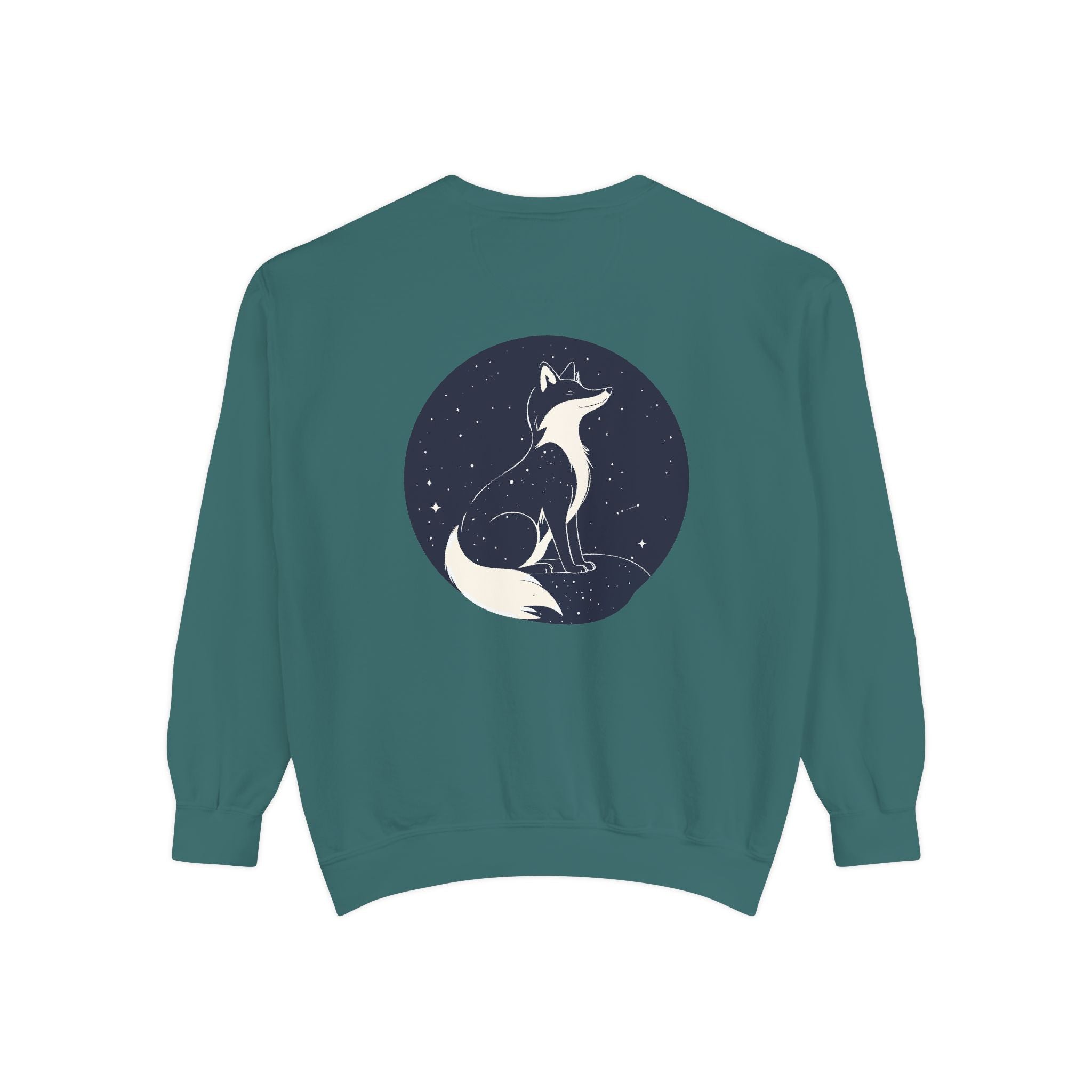 Fox Moon Sweatshirt Vintage Celestial Fox Crewneck