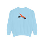 Let's Fly Sweatshirt — Graphic Bird Crewneck for Adventure Lovers