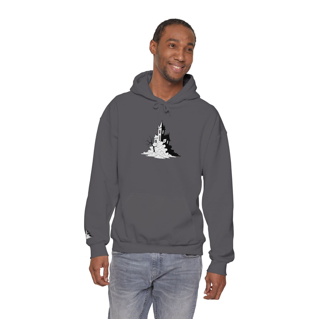 Hoodie Minimal Black Tree Silhouette Hoodie (Nature-Inspired Graphic)