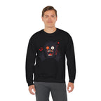 Halloween Monster Crewneck Sweatshirt Spooky Cute Monster Graphic