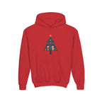 Youth Christmas Tree Hoodie – Cute Kids Holiday Tree Sweatshirt