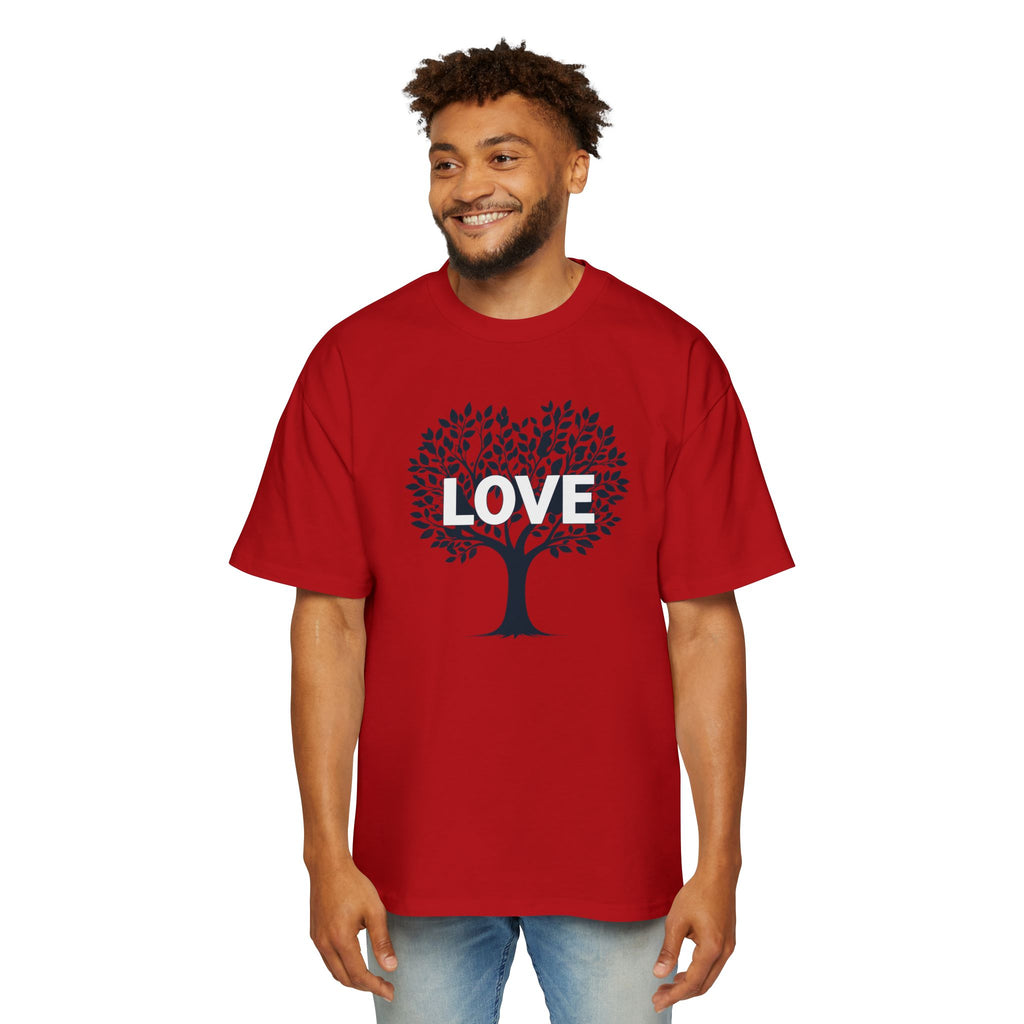 Love Tree Tee Men's Oversized Graphic T-Shirt