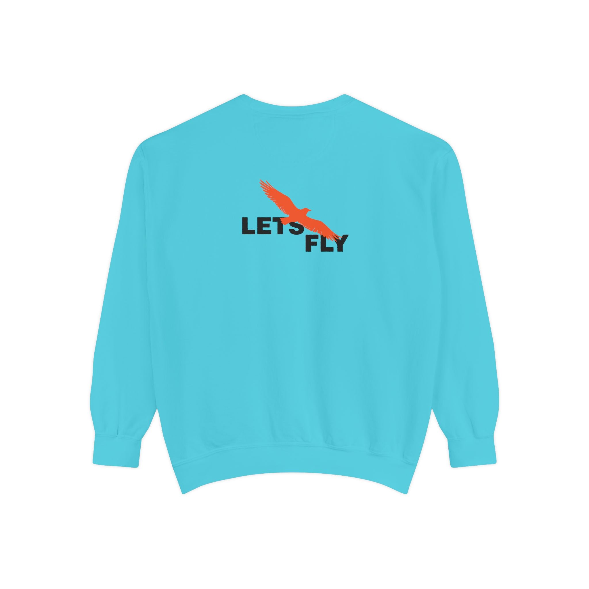Let's Fly Sweatshirt — Graphic Bird Crewneck for Adventure Lovers