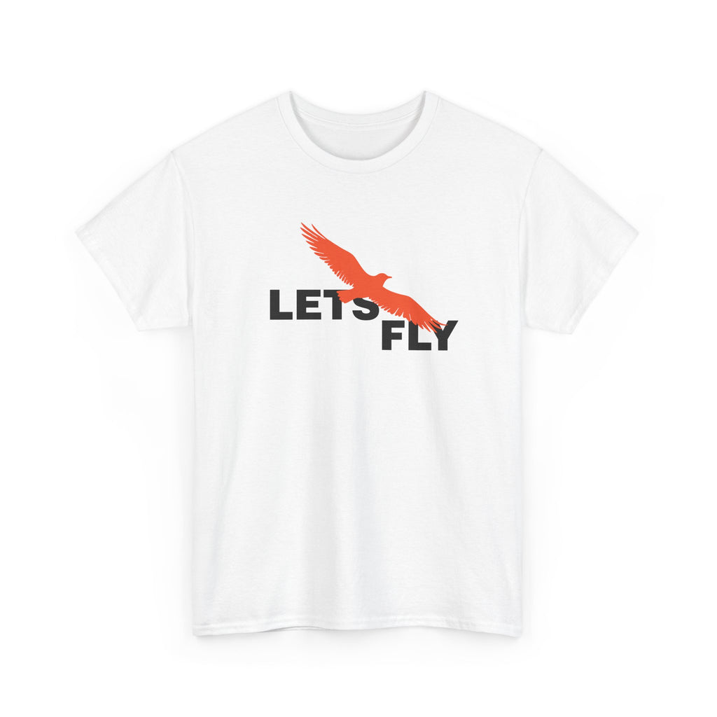 Lets Fly T-Shirt — Minimal Bird Graphic Tee