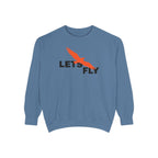 Let's Fly Sweatshirt — Graphic Bird Crewneck for Adventure Lovers
