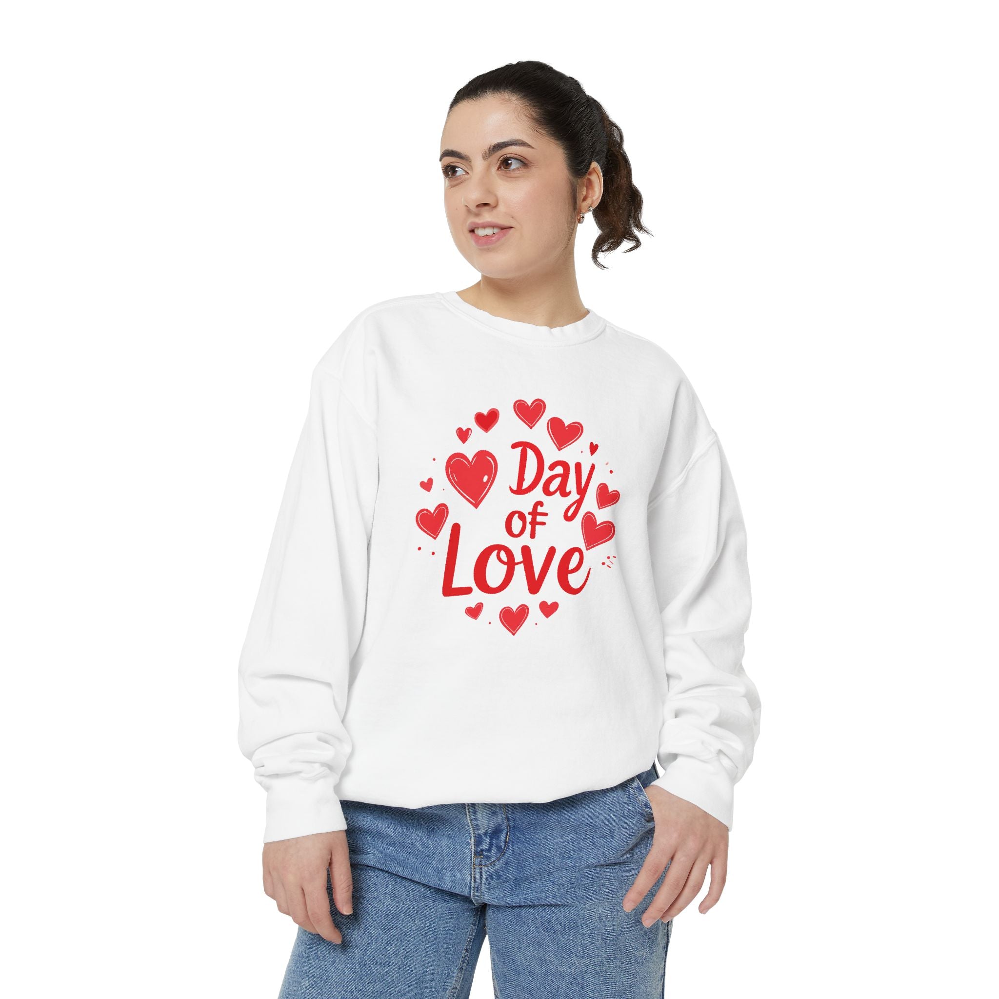 Heart Day Unisex Sweatshirt - Day of Love Design