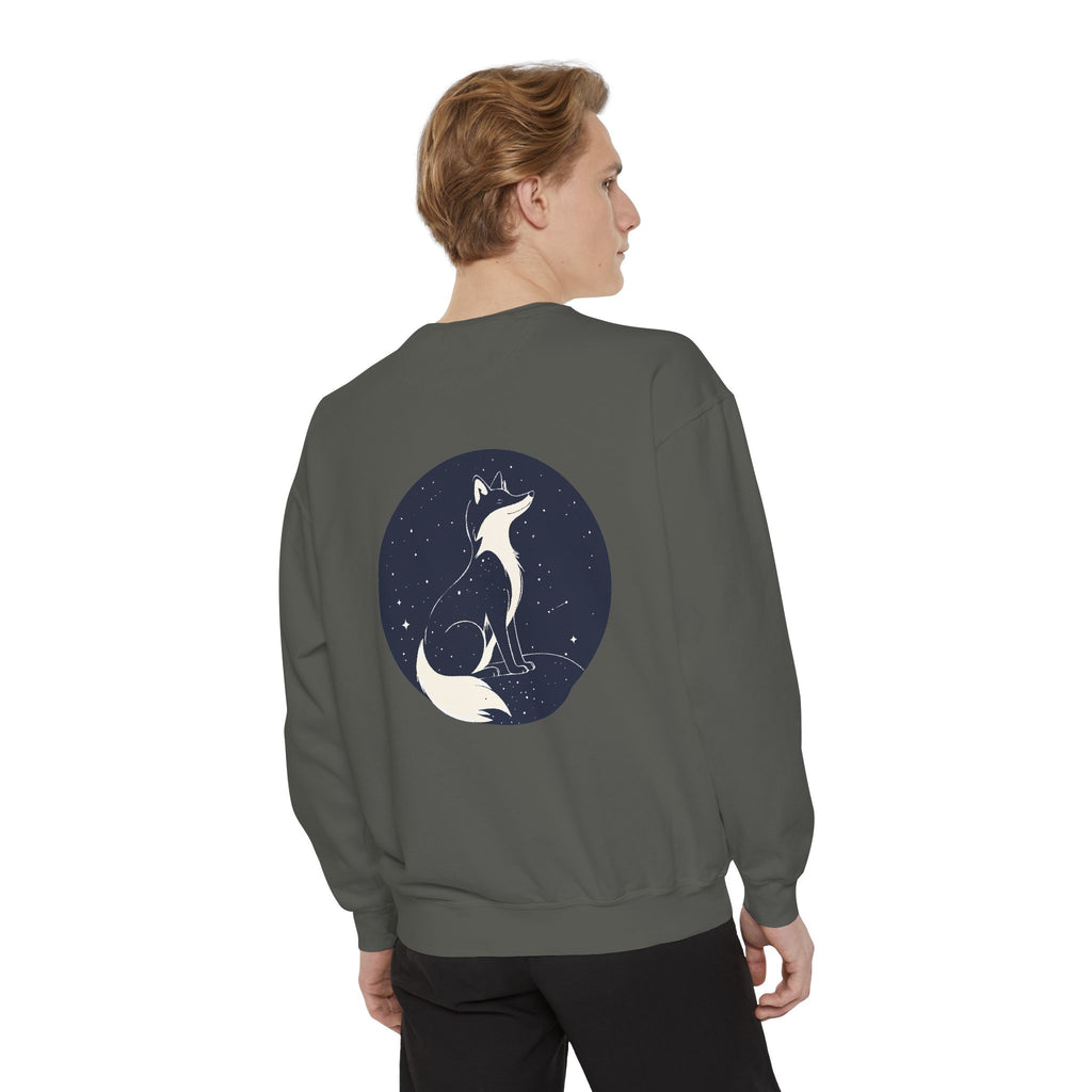 Fox Moon Sweatshirt Vintage Celestial Fox Crewneck