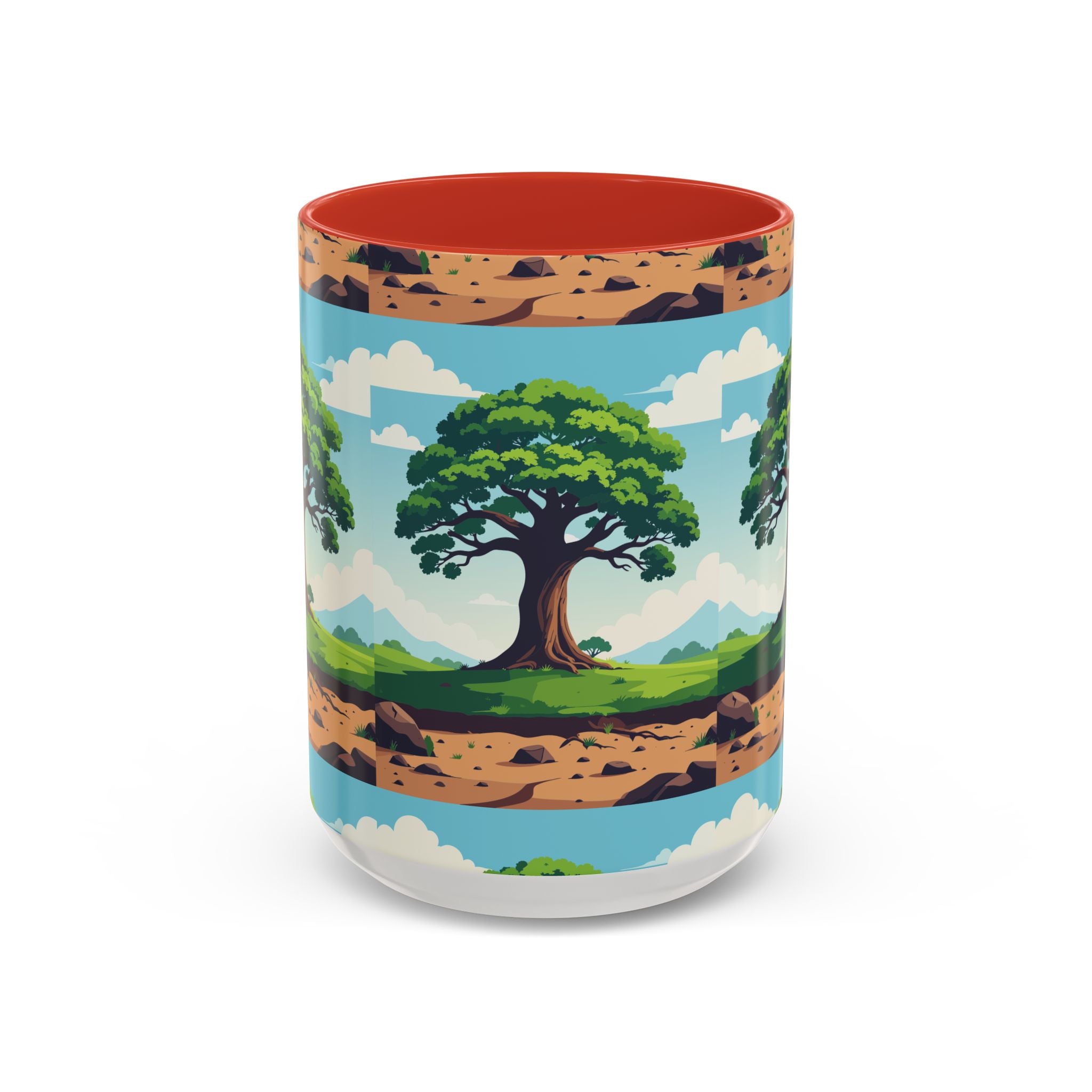 Oak Tree Scenic Accent Coffee Mug Nature Landscape 11/15oz