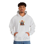 Embroidered Skull Reaper Hoodie Gothic Grim Reaper Graphic Sweatshirt