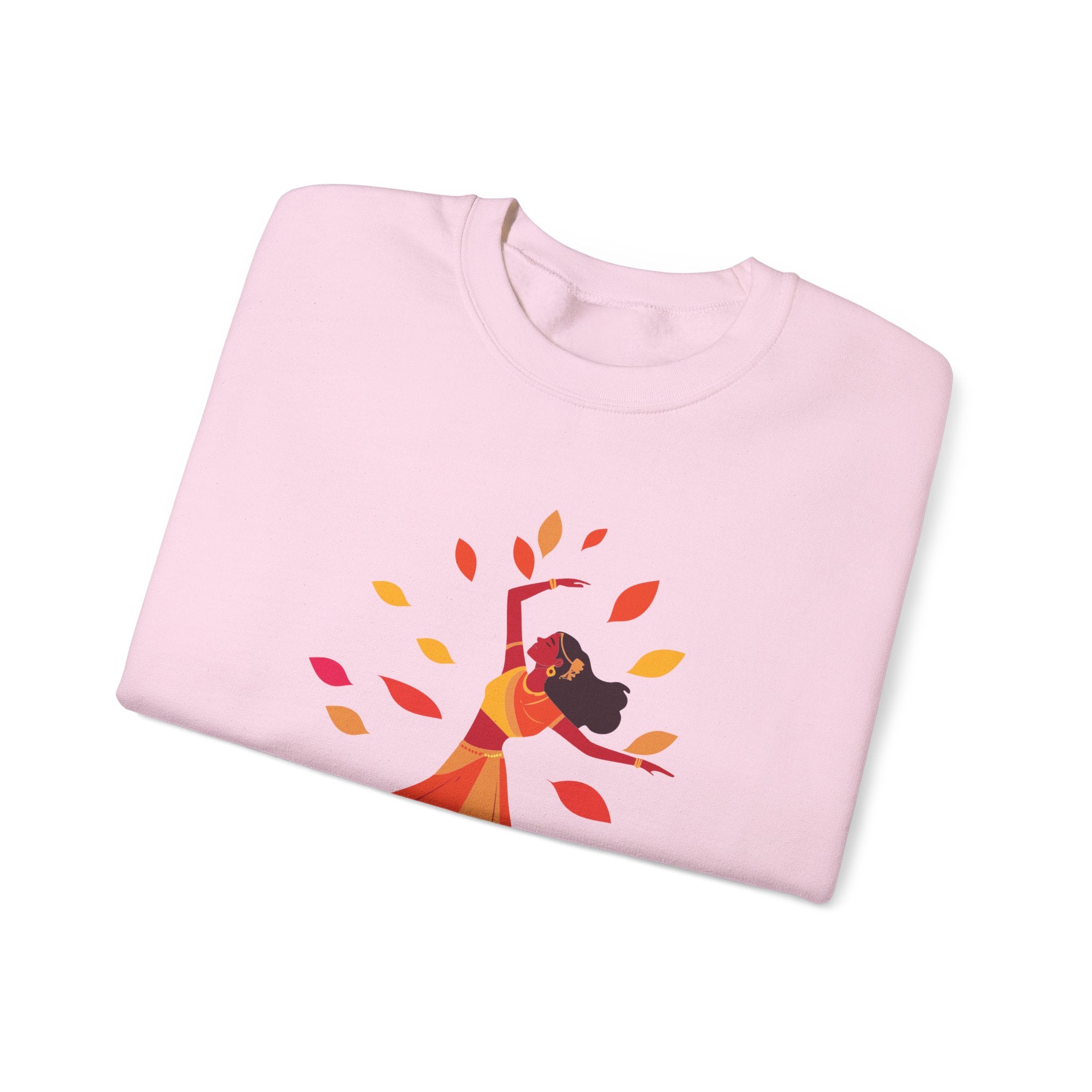 Autumn Dance Sweatshirt Fall Leaves Dancer Graphic Crewneck