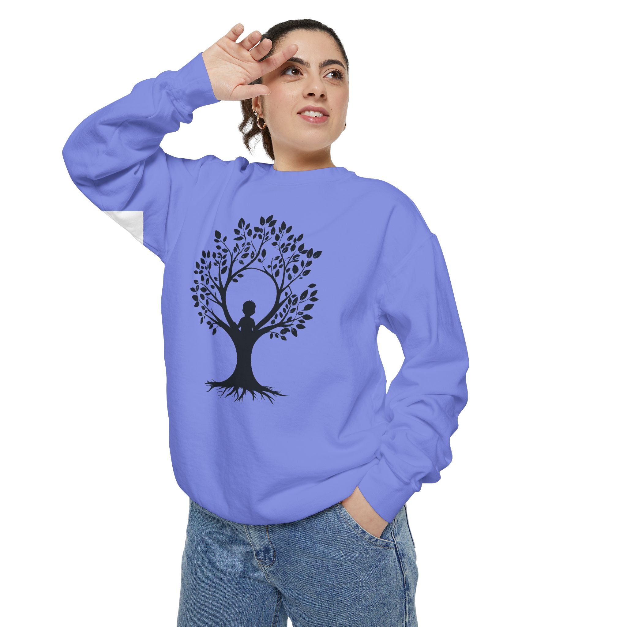 Tree of Life Sweatshirt Yoga Meditation Spiritual Crewneck